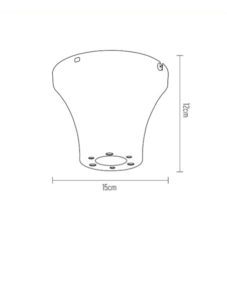Soporte fijo ventilador - ALG