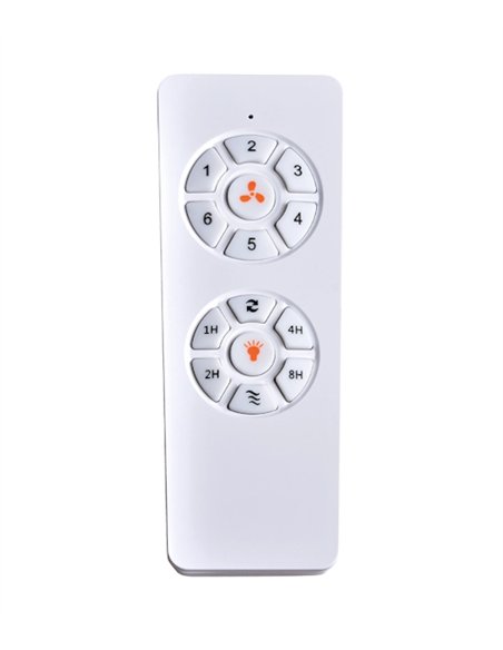 Ventilador de techo con luz Nilo Mini - ALG - Ventilador blanco con 3 palas fijas y motor ultrasilencioso