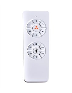 Ventilador de techo sin luz Duero - ALG - 3 palas fijas en blanco con 6 velocidades 2