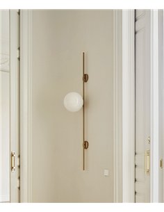 Aplique de pared Lymington – Luxcambra – Disponible en dos medidas, Lámpara tipo bola