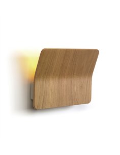 Lámpara de pared Kito – Luxcambra – Pantalla de madera de roble, Lámpara LED 2