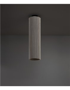 Lámpara de techo Núa - a-emotional light - Diseño escultórico de malla metálica en 2 tamaños 2