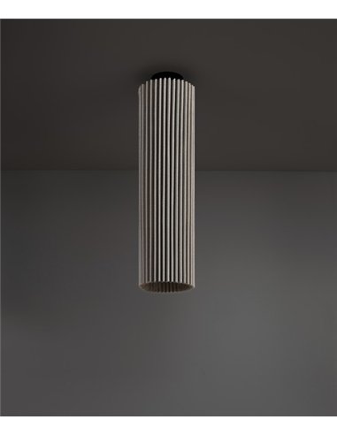 Lámpara de techo Núa - a-emotional light - Diseño escultórico de malla metálica en 2 tamaños