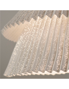 Lámpara de techo Núa 3 - a-emotional light - Composición decorativa de malla metálica
