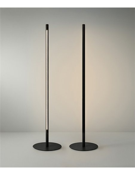 Lámpara de pie Solid F - B.lux - Diseño tubular vertical con óptica darklight y luz LED de confort