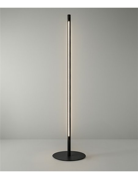 Lámpara de pie Solid F - B.lux - Diseño tubular vertical con óptica darklight y luz LED de confort