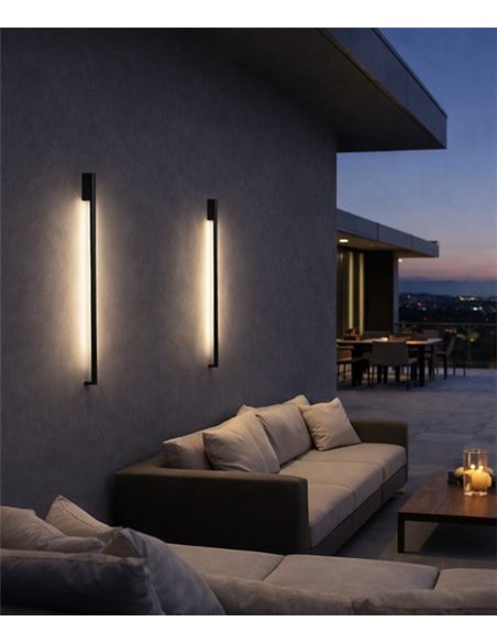 Aplique exterior Solid Outdoor W - B.lux - Diseño arquitectónico con luz indirecta para exterior