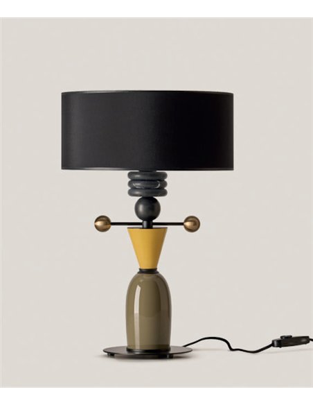 Lámpara de mesa Nuro - Aromas - Diseño decorativo con pantalla textil