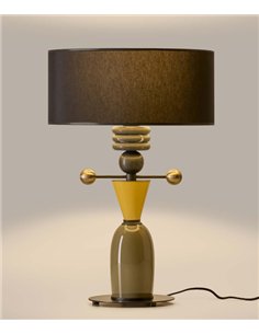 Lámpara de mesa Nuro - Aromas - Diseño decorativo con pantalla textil