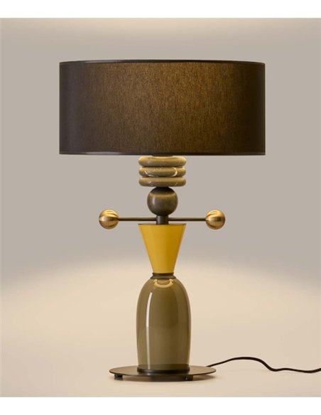 Lámpara de mesa Nuro - Aromas - Diseño decorativo con pantalla textil