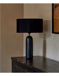Lámpara de mesa Shin - Aromas - Diseño elegante de mármol y pantalla clásica