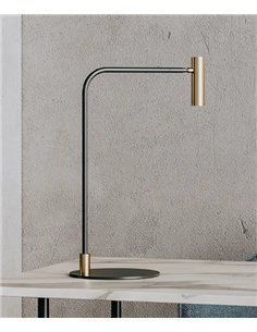 Lámpara de mesa Maho - Aromas - Diseño minimalista con estructura curva y cabezal orientable