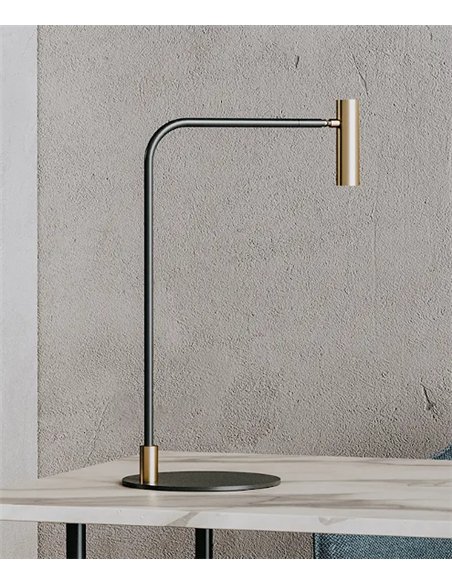 Lámpara de mesa Maho - Aromas - Diseño minimalista con estructura curva y cabezal orientable