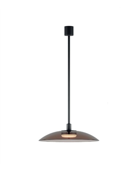 Lámpara colgante Betty - Aromas - Pantalla de cristal curvada con LED regulable