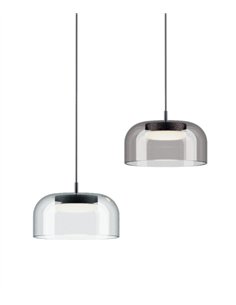 Lámpara colgante Ipon - Aromas - Pantalla de cristal transparente con LED regulable 2