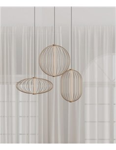 Lámpara colgante Pepo - Aromas - Estructura de varillas disponible en 3 formatos