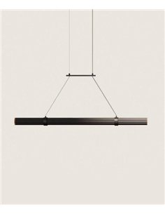 Lámpara colgante Niro - Aromas – Diseño LED tubular lineal de madera 2
