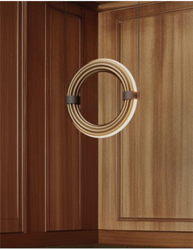 Lámpara colgante Elli - Aromas - Aro decorativo suspendido con difusor opal