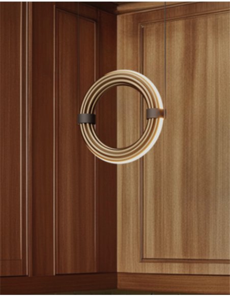 Lámpara colgante Elli - Aromas - Aro decorativo suspendido con difusor opal