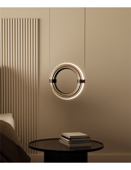 Lámpara colgante Elli - Aromas - Aro decorativo suspendido con difusor opal
