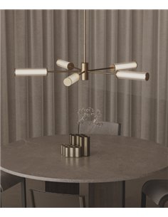 Lámpara colgante Ison - Aromas - Diseño geométrico de 5 luces