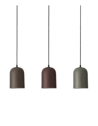 Lámpara colgante Copo - Aromas - Pantalla de cerámica redondeada, diseño minimalista