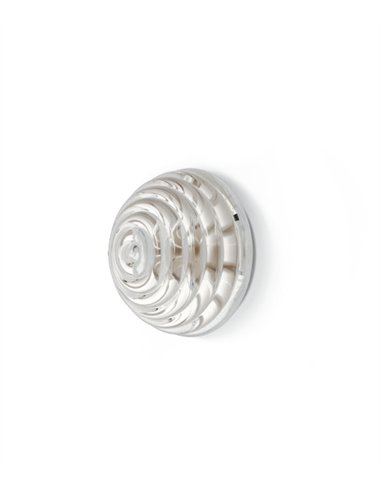 Plafón de techo Hado - Aromas - Cristal óptico estriado con diseño redondo