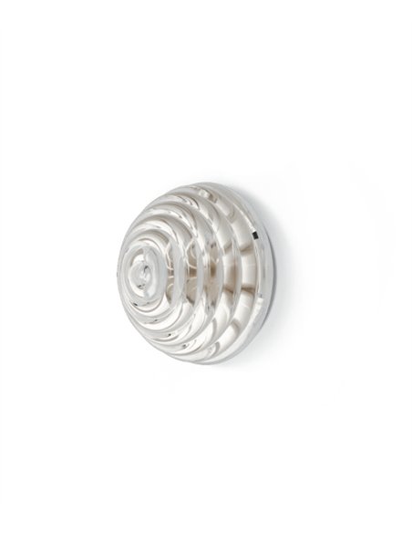 Plafón de techo Hado - Aromas - Cristal óptico estriado con diseño redondo
