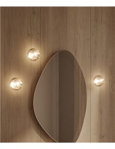 Plafón de techo Hado - Aromas - Cristal óptico estriado con diseño redondo