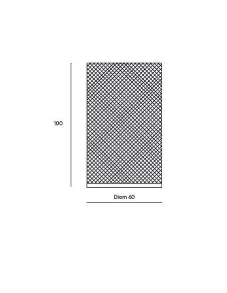 Foco de techo Latto - Aromas - Diseño cilíndrico de aluminio texturizado, luz GU10