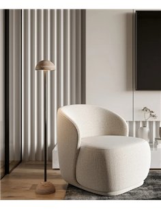Lámpara de pie Big Dussa - Aromas - Diseño minimalista en mármol travertino