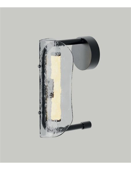 Aplique de pared Lida - Aromas - Cristal decorativo con LED integrado y luz regulable