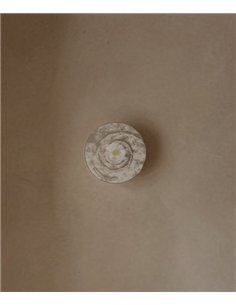 Aplique de pared Lida - Aromas - Disco de cristal texturizado disponible en 2 tamaños