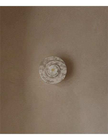 Aplique de pared Lida - Aromas - Disco de cristal texturizado disponible en 2 tamaños