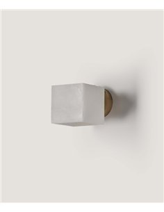Aplique de pared Cubic - Aromas - Cubo de alabastro con luz regulable 2