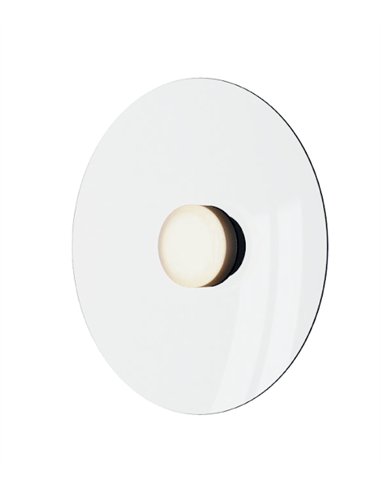 Aplique de pared Betty - Aromas - Gran disco de cristal con luz LED
