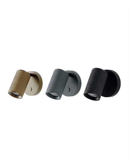 Aplique de pared Latto - Aromas - Foco LED orientable con encendido táctil