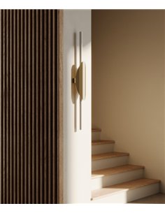 Aplique de pared Xago - Aromas - Diseño minimalista vertical con barra LED