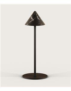 Lámpara de mesa Anza - Aromas - Pantalla triangular de mármol 2