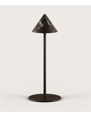 Lámpara de mesa Anza - Aromas - Pantalla triangular de mármol