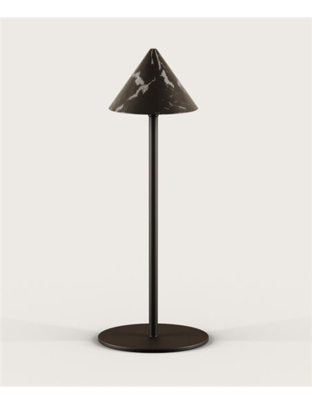 Lámpara de mesa Anza - Aromas - Pantalla triangular de mármol