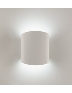 Aplique de pared redondeado Asimetric - Mantra