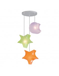 Lámpara Colgante Sueños - Anperbar - Lámpara infantil 3 luces