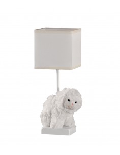 Lámpara de mesa Ovejitas - Anperbar - Lámpara de mesita infantil con ovejita de peluche