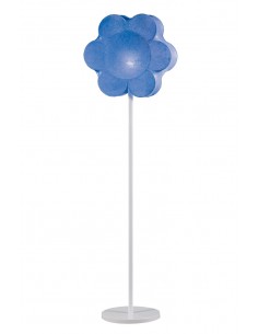 Lámpara de pie Flores - Anperbar - Lámpara de pie infantil, forma de flor azul