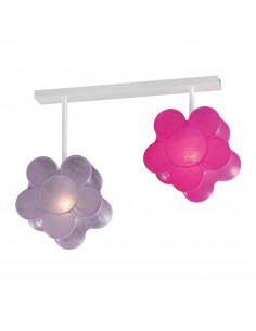 Lámpara de Techo Flores - Anperbar - Color Rosa, Alto 40cm