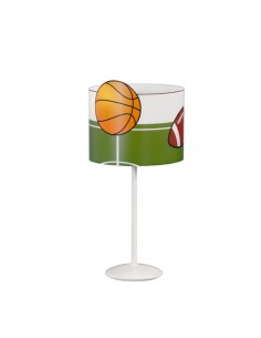 Lámpara de mesa Deportes - Anperbar - Lámpara de mesa infantil con dibujo de pelotas