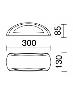 Aplique de pared con sensor de movimiento Calm - Dopo  2