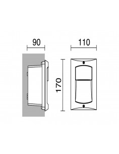 Aplique empotrable Lara - Dopo - Novolux Lighting