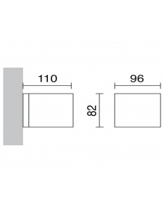 LED aluminium outdoor wall...